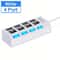 High Speed USB Hub 4 Port Or 7 Port Multi Splitter With LED Switch For PC And Laptop 7