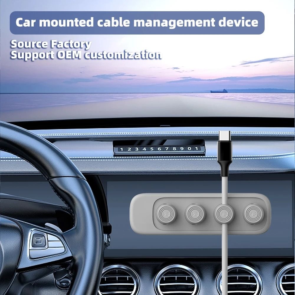 Magnetic Cable Management Set With Cable Holder Clips For Desk And Multipurpose Organization 2