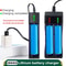 USB Battery Charger For 18650 16340 14500 Rechargeable Lithium Batteries With 1 2 Or 4 Slots 1