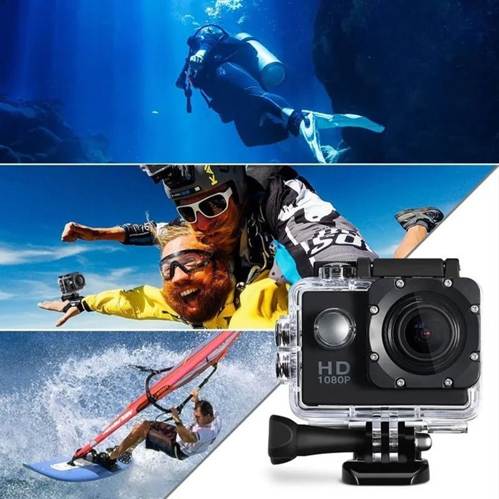 4K Ultra HD Action Camera With Waterproof Case And 20 Inch Screen 3