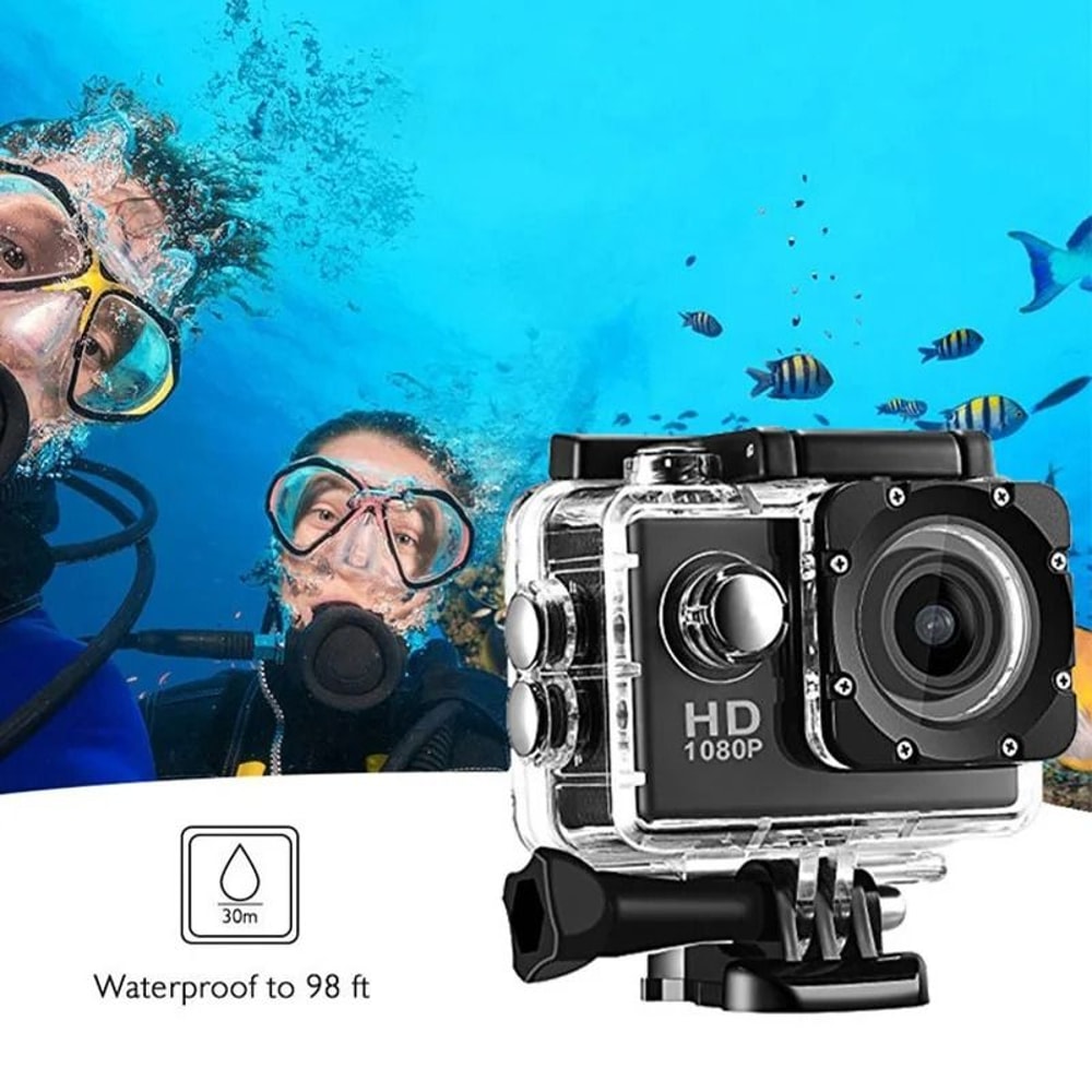 4K Ultra HD Action Camera With Waterproof Case And 20 Inch Screen 5