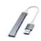 USB Type C 4 Port Mini Hub Aluminum Alloy Adapter With USB 31 And OTG Support 1