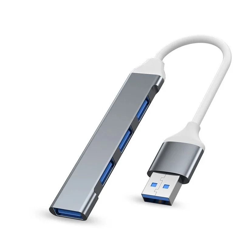 USB Type C 4 Port Mini Hub Aluminum Alloy Adapter With USB 31 And OTG Support 6
