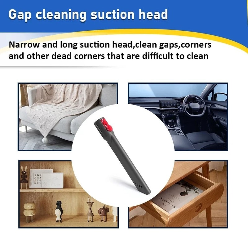 Crevice Brush And Flat Suction Head Attachment Compatible With V7 V8 V10 V11 V15 Models 1