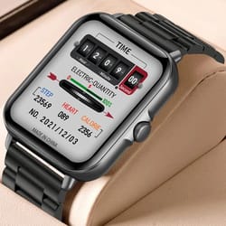 2.01 inch smart fitness watch with bluetooth calling and music control