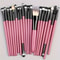 20 Piece Makeup Brush Set For Eyes And Face Blending 15