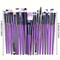 20 Piece Makeup Brush Set For Eyes And Face Blending 2
