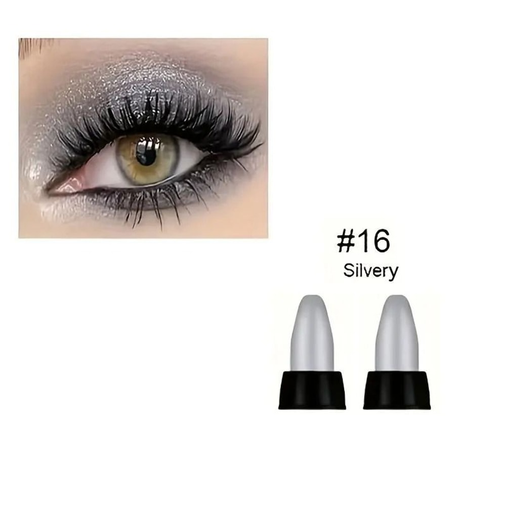 16 Color Pearlescent Waterproof Eyeliner Set 11