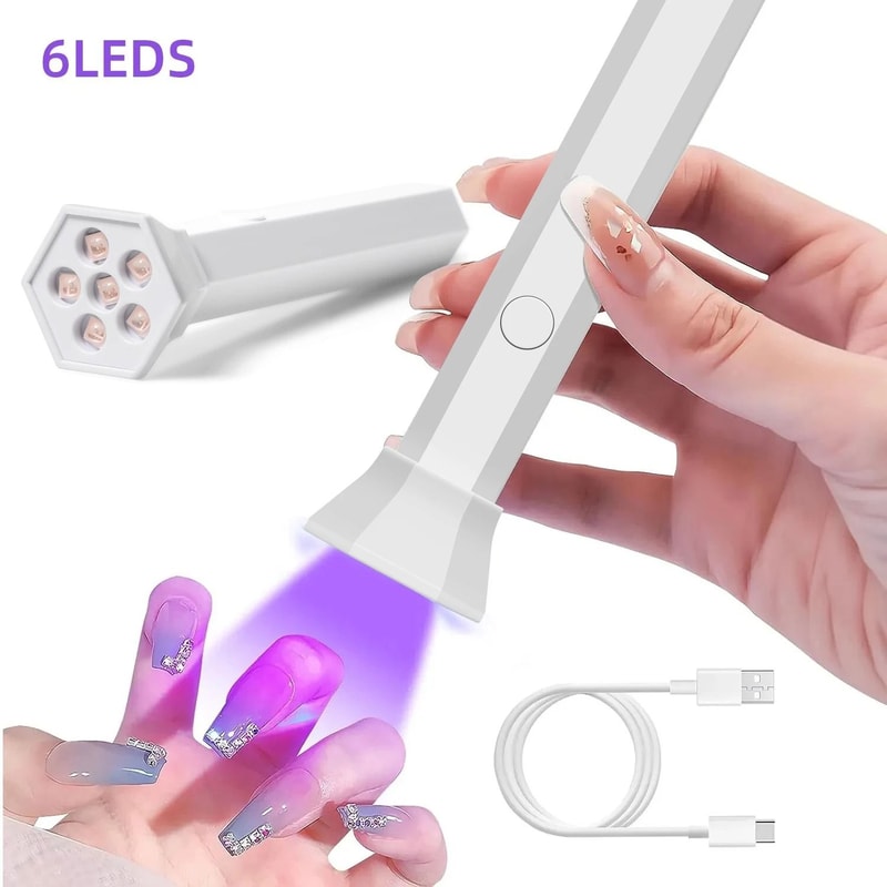 Handheld Mini UV Nail Lamp For Fast Gel Curing 0