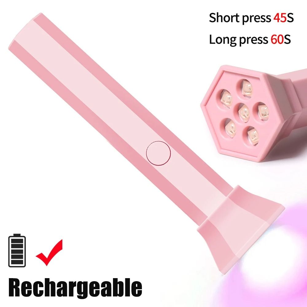 Handheld Mini UV Nail Lamp For Fast Gel Curing 8