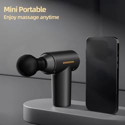 portable mini muscle massage gun for deep muscle relaxation