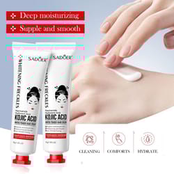 kojic acid hand cream for moisturizing and nourishing care