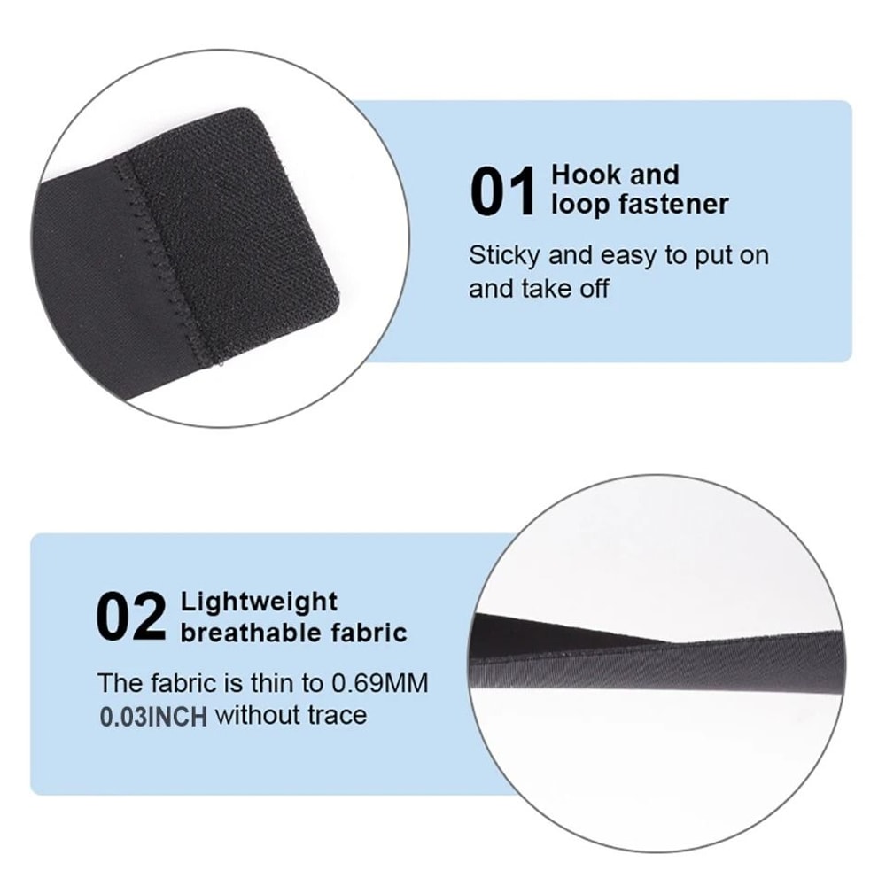 Slim Ankle Support Brace With Adjustable Pressure Straps 4