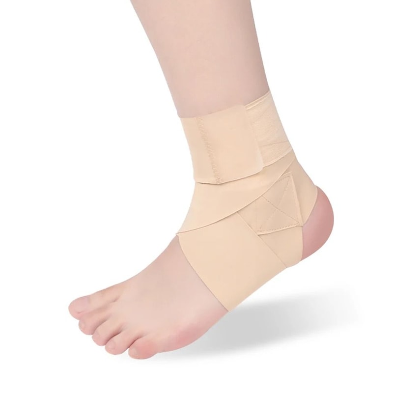 Slim Ankle Support Brace With Adjustable Pressure Straps 6