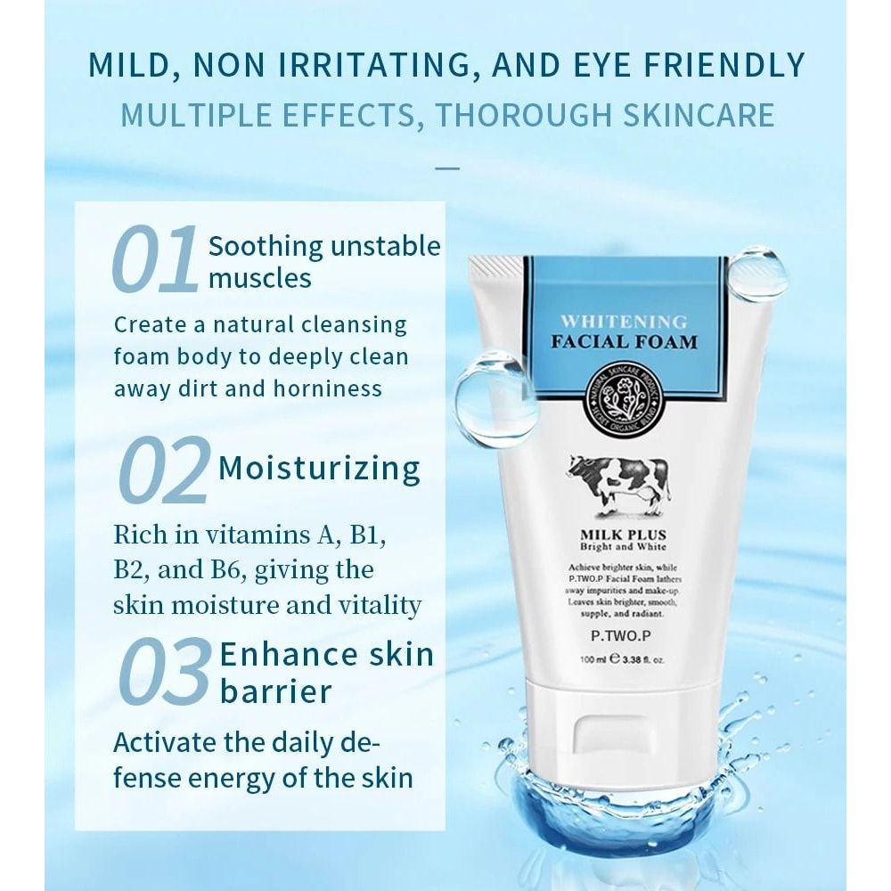 Moisturizing Deep Cleansing Facial Foam For Daily Skincare 2
