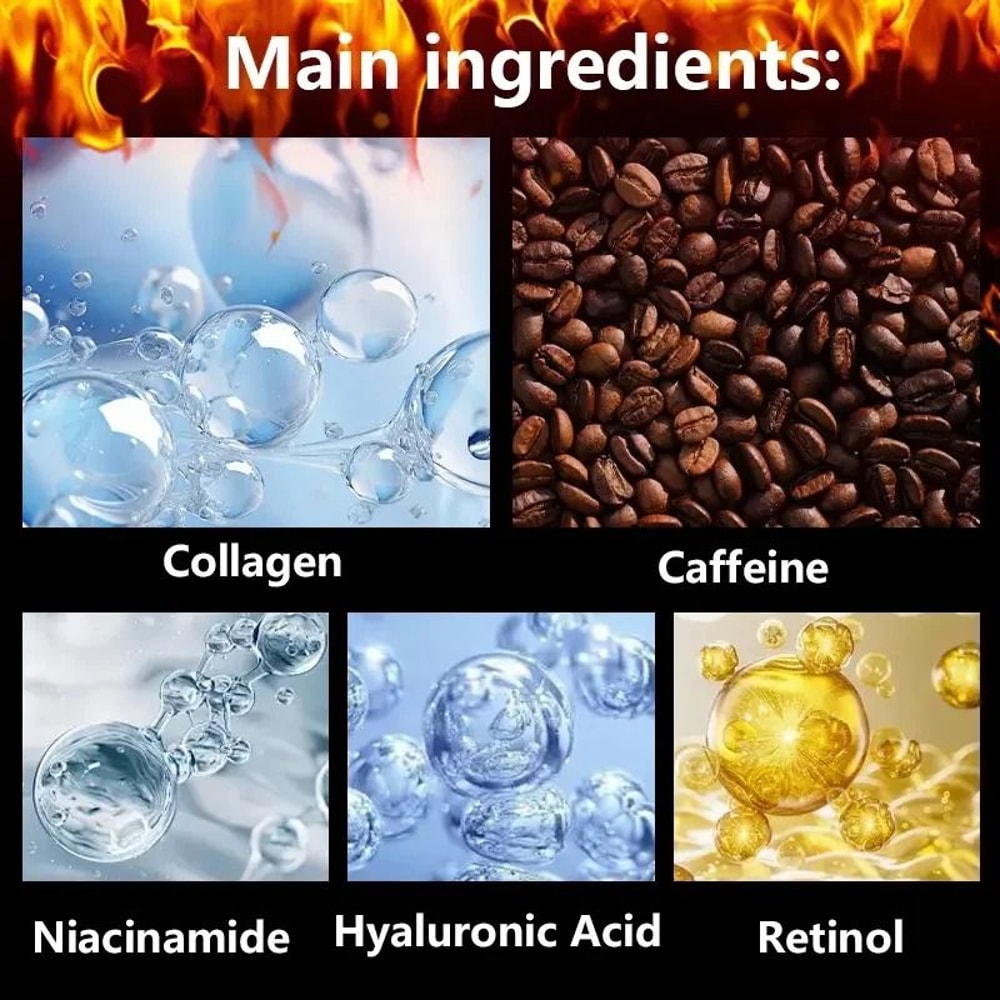 Caffeine Hot Massage Cream For Moisturizing And Firming Care 3