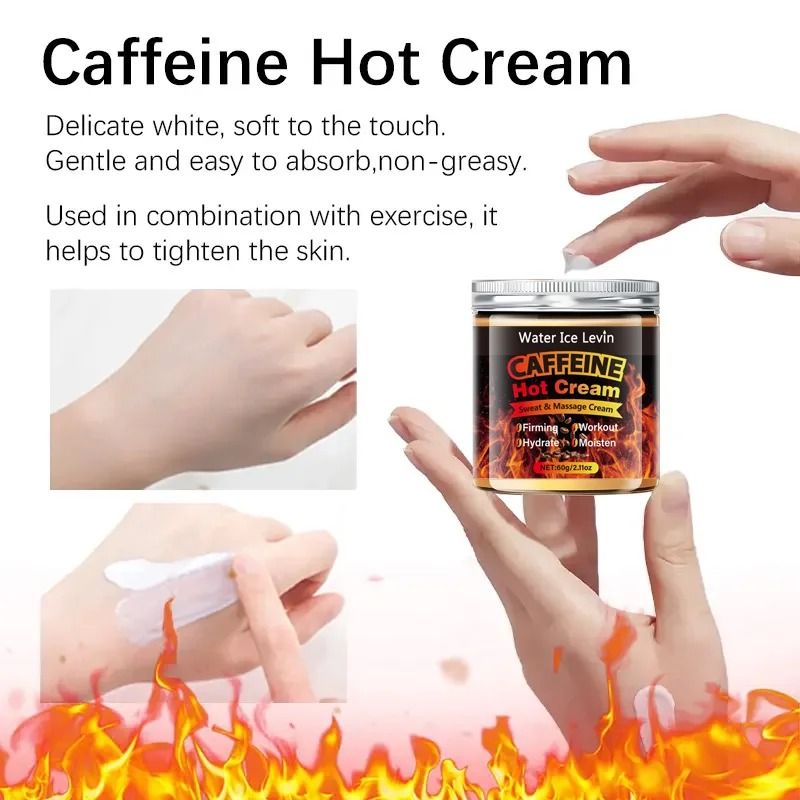 Caffeine Hot Massage Cream For Moisturizing And Firming Care 4