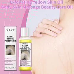 exfoliating body oil for nourishing and smoothing skin