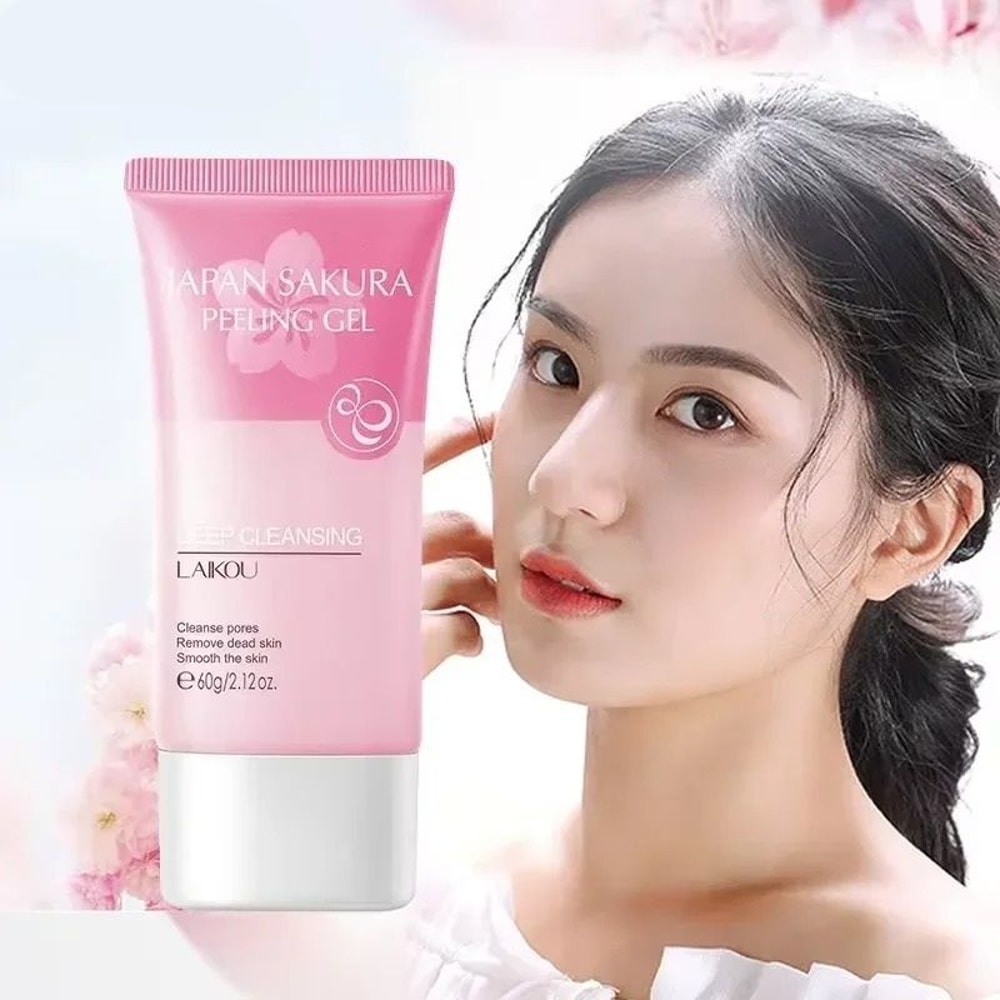 Sakura Exfoliating Body And Face Scrub For Hydrating And Smoothing Skin 0