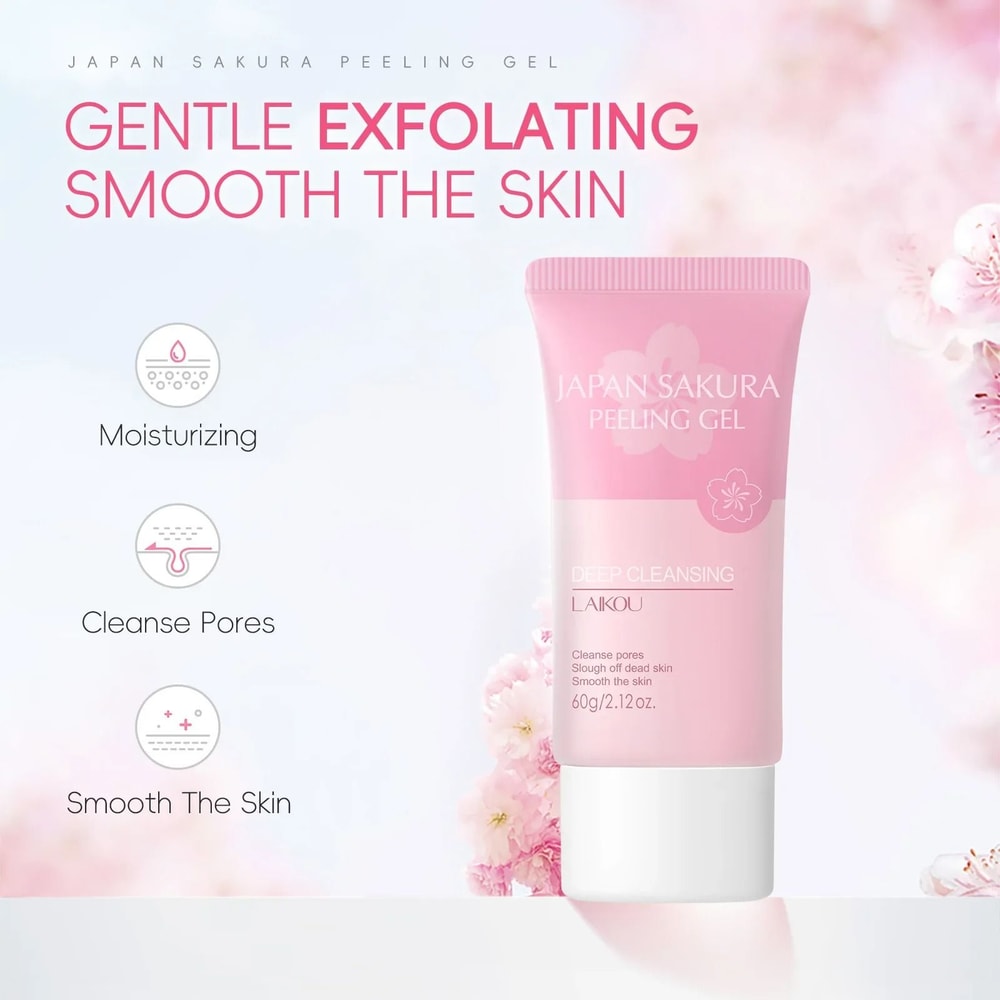 Sakura Exfoliating Body And Face Scrub For Hydrating And Smoothing Skin 5