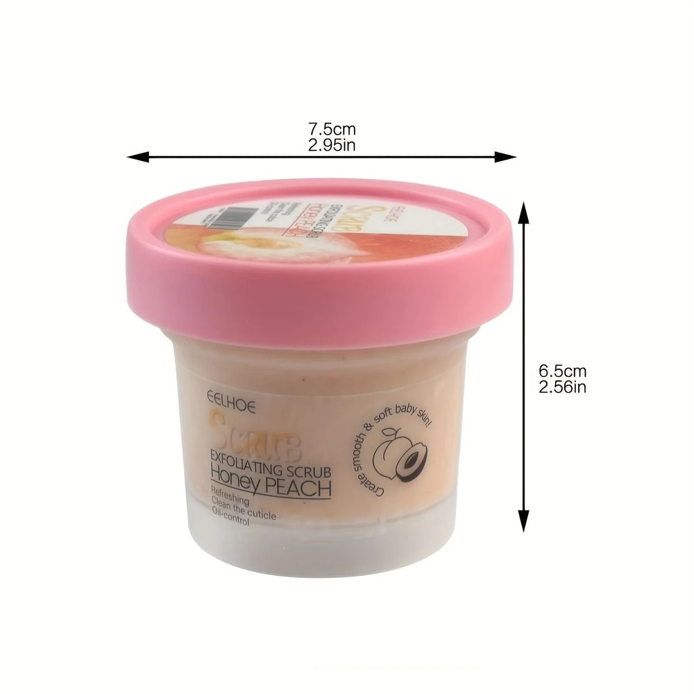 Honey Peach Exfoliating Scrub Cream For Soft And Smooth Skin 3