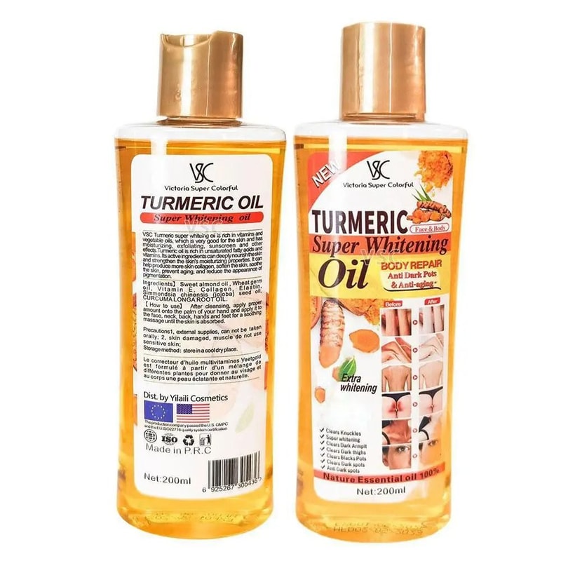 Turmeric Massage And Essential Oil For Moisturizing And Smoothing Skin 2