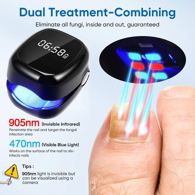 Nail Care Laser Device For Improving Nail Appearance And Smoothness 0