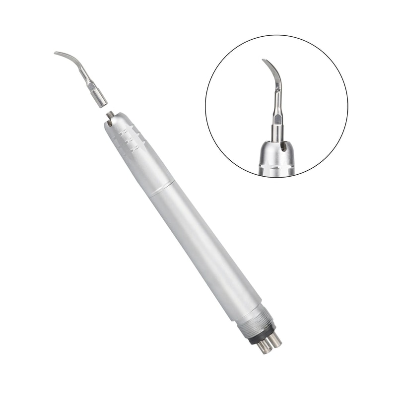 Dental Air Scaler Handpiece With 3 Tips For Polishing And Cleaning 3
