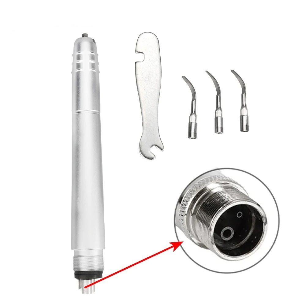 Dental Air Scaler Handpiece With 3 Tips For Polishing And Cleaning 6