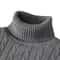 Mens Turtleneck Knitted Sweater For Warm Casual Wear 10