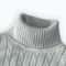 Mens Turtleneck Knitted Sweater For Warm Casual Wear 14