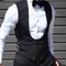 Mens Slim Fit Suit Vest For Formal And Wedding Wear 2