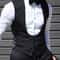 Mens Slim Fit Suit Vest For Formal And Wedding Wear 3