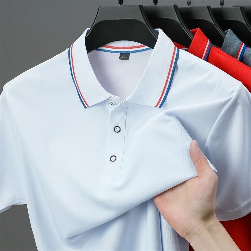 Mens Casual Short Sleeve Polo Shirt For Summer Comfort 4
