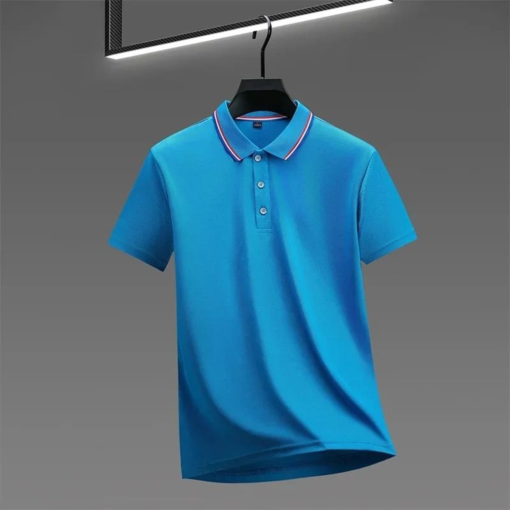 Mens Casual Short Sleeve Polo Shirt For Summer Comfort 6