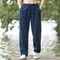 Mens Cotton Linen Beach Jogger Pants For Summer Casual Wear 11