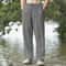 Mens Cotton Linen Beach Jogger Pants For Summer Casual Wear 2