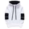 Mens Casual Letter Print Hoodie And Jogger Set 1