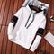 Mens Casual Letter Print Hoodie And Jogger Set 3