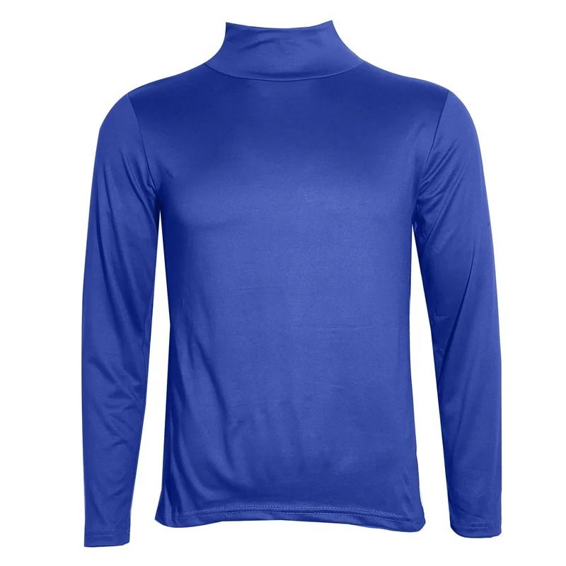 Mens Thermal Long Sleeve High Neck Shirt For Winter Layering 5