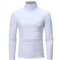 Mens Thermal Long Sleeve High Neck Shirt For Winter Layering 7