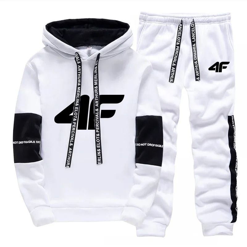 Mens Hooded Tracksuit Set For Casual Jogging And Daily Comfort 2