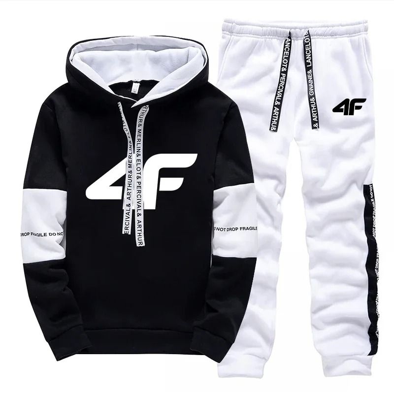 Mens Hooded Tracksuit Set For Casual Jogging And Daily Comfort 10