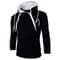 Mens High Neck Zipper Hoodie Sweatshirt For Casual Winter Wear 9