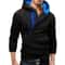 Mens High Neck Zipper Hoodie Sweatshirt For Casual Winter Wear 15
