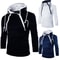 Mens High Neck Zipper Hoodie Sweatshirt For Casual Winter Wear 1
