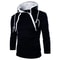 Mens High Neck Zipper Hoodie Sweatshirt For Casual Winter Wear 2