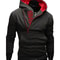 Mens High Neck Zipper Hoodie Sweatshirt For Casual Winter Wear 16