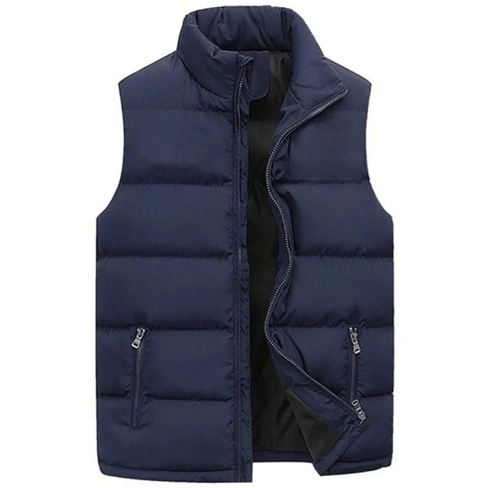 Mens Warm Sleeveless Vest Jacket For Autumn And Winter 7