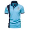 Mens Patchwork Polo Shirt For Summer Casual Wear 11
